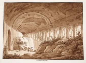 Portiek van de Villa Maecenas, 1833